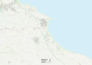 Nordwestländisches Yorkschaft YO14 9 Karte
