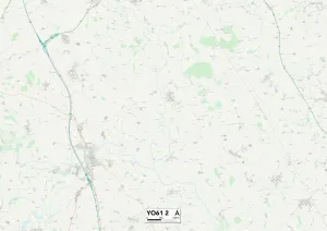 Nordwestengland, England - Yorkshire (York) - Landkarte Nr.: YO61-2