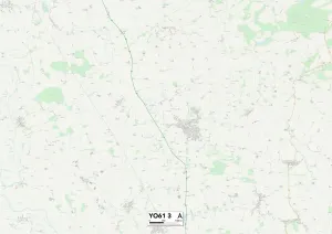 Nordwestengland, Yorkshire YO61 3 Karte