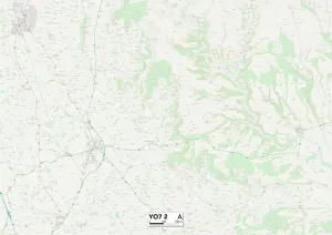 Nordwestengland, England - North Yorkshire YO72 Karte