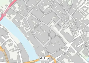Karte von York, YO1 8