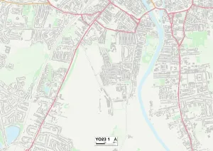 York YO23 1 Karte