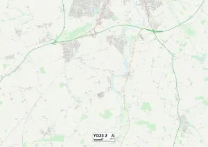 York YO23 2 Karte
