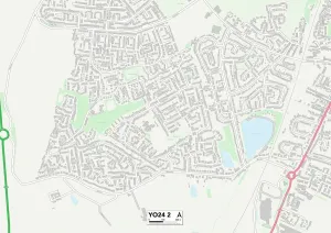 YO - York Drucke: York YO24 2 Karte