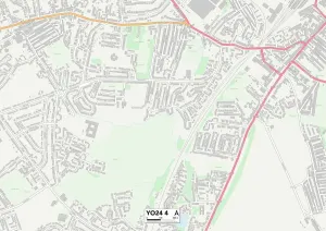 York YO24 4 Karte