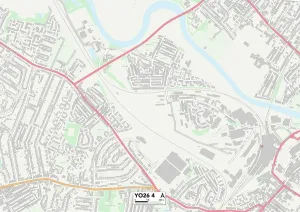 York YO26 4 Karte