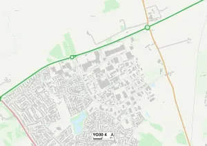 York YO30 4 Karte