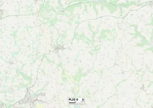 Kornwal PL22 0 Karte
