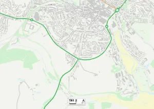 Kornwal TR1 2 Karte