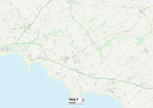 Eine Sammlung Von UK-Karten Drucke: Kornwal TR20 9 Karte