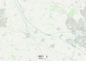 Daventry NN7 4 Karte