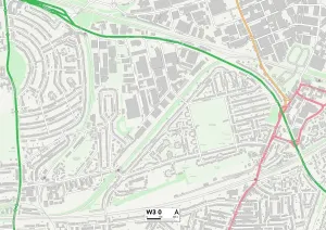 Ealing, London, England - Karte Nr.: W3-0