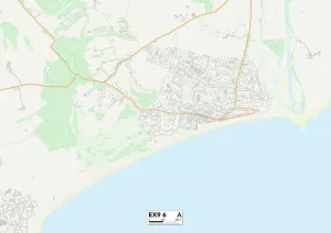 Exeter EX9 6 Karte