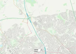 Luton LU4 9 Karte