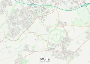 Wakefield WF7 6 Karte