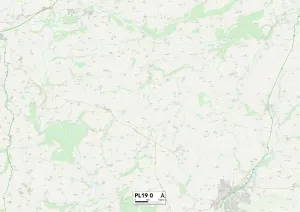 Norddevon PL19 0 Karte