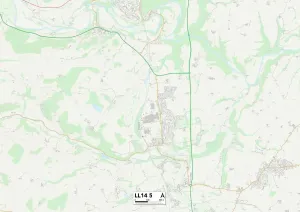 Wrexham, LL14 5 Karte