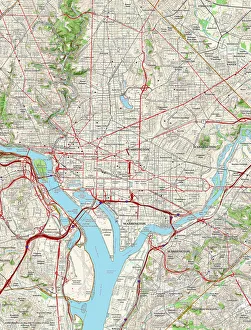 Washington, D.C.-Stadtplan
