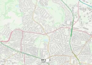 Eine Sammlung Von Weltkarten Drucke: Birmingham B20 2 Karte