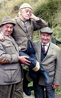 Schauspieler Peter Sallis (rechts), der Norman Clegg im britischen Fernsehsitcom-Programm „Last“ spielt