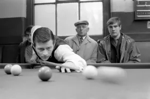Drucke von Alexander Higgins an dem Tisch in einem lokalen Club, November 1969 Z10851-001 0000bis0099 Drucke: Alexander Higgins an der Tisch im lokalen Club, November 1969 Z10851-001