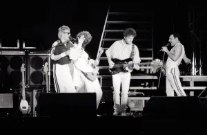 Königin der Rocks Band Queen mit Freddi Mercury, Brian May und Roger Taylor