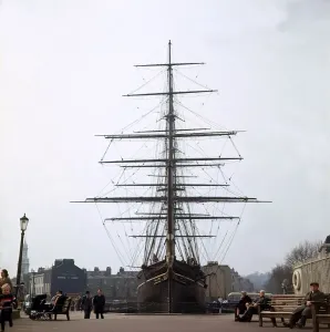 Kutty Sark in Greenwich, London, Juni 1967
