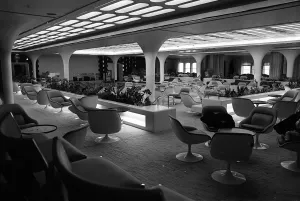 Schiff Königin Elisabeth II – Januar 1969 Innenausstattung – Salon