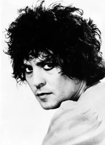 Marc Bolan ist Sänger der Band T.Rex im Studio Pix Dezember 1971