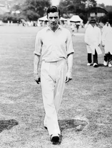 Vintage Cricket Prints Drucke: D. Wright, cricketer