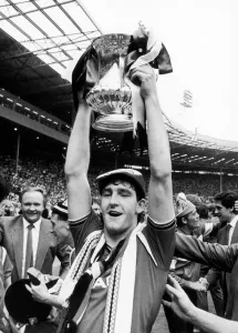 Sport Drucke: Die Endspielrunde der FA-Cup im Jahr 1985 am Wembley-Stadion