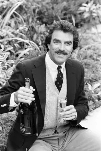 Tom Selleck Schauspieler Foto-Veranstaltung London am 2. Mai 1985