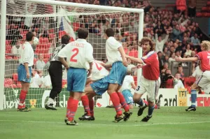 Russland 3-3 Tschechien, EM 1996 Gruppe C-Match im Anfield-Stadion