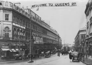 Drucke von Königstrasse im Klifton, Bristol zu Zeiten wenn Läden Chandelier und Treppen mit Schwengel hatten. 1930er Jahre Clifton Drucke: Königinstraße 12 im Klagenfurt am Wörthersee