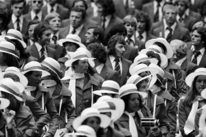 Die Olympischen Spiele von Kanada im Sommer 1976 in Montreal und die Prinzessin Anne bei der Eröffnung
