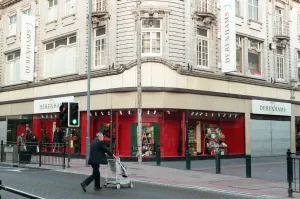 Der Debenhams-Laden in Middlesbrough. Aufgenommen am Tag nach der Lieferung des Bereichs hinter dem Laden