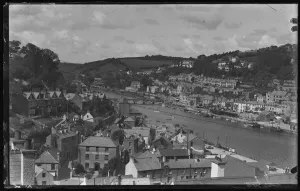 Looe von oben her gesehen vom Downs View.