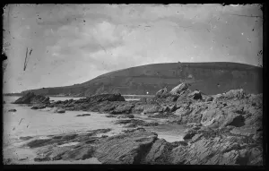 Vorpresentation von Hannafore aus dem Osten der Zweiten Strand in Looe