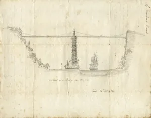 Kliffen Brücke von Clifton, 1829