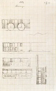 Ismarbd Königreich Brunel 1836 Zeichnungsbuch - GWR Wagen