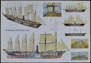 Die SS Großbritannien, 1845