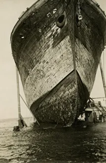 Isambard Kingdom Brunel Ship Drucke: SS Great Britain Salvage Operation: Ship on Pontoon, 1970