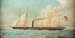 Die SS Great Britain, 1845.