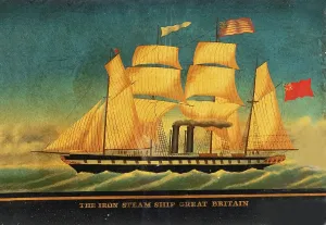 Die SS Great Britain, 1852.
