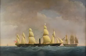 Die SS Großbritannien auf dem Atlantik, 1846