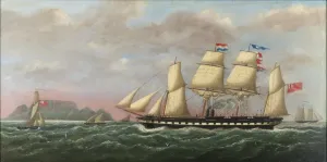Die SS Großbritannien im Table Bay, 1852