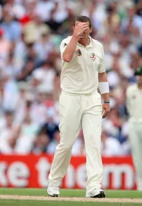 England V Australia Cricket Drucke: A Frustrated Peter Siddle