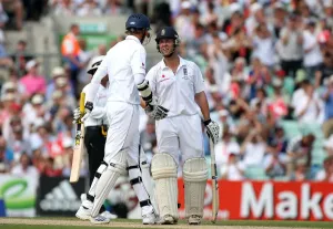 Jonathan Trott und Stuart Broad