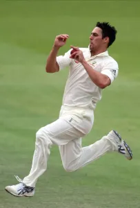 Australian Cricketer Photos Drucke: Mitchell Johnson
