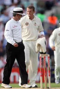 England Cricket Team Drucke: Peter Siddle & Billy Bowden